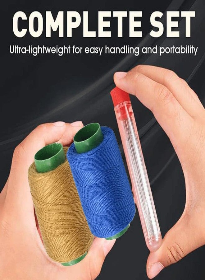 squishy 36 PCS Sewing Kit, Leather Sewing Kit Box with Needle Threader Tool Kit, Leather Tools for Leather Working, DIY Leather Craft, Home Upholstery Repair - Image 3